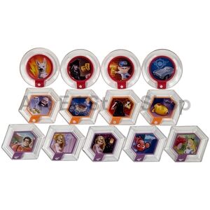 Disney Infinity Series 1 Power Discs Lot of 13 - Loose